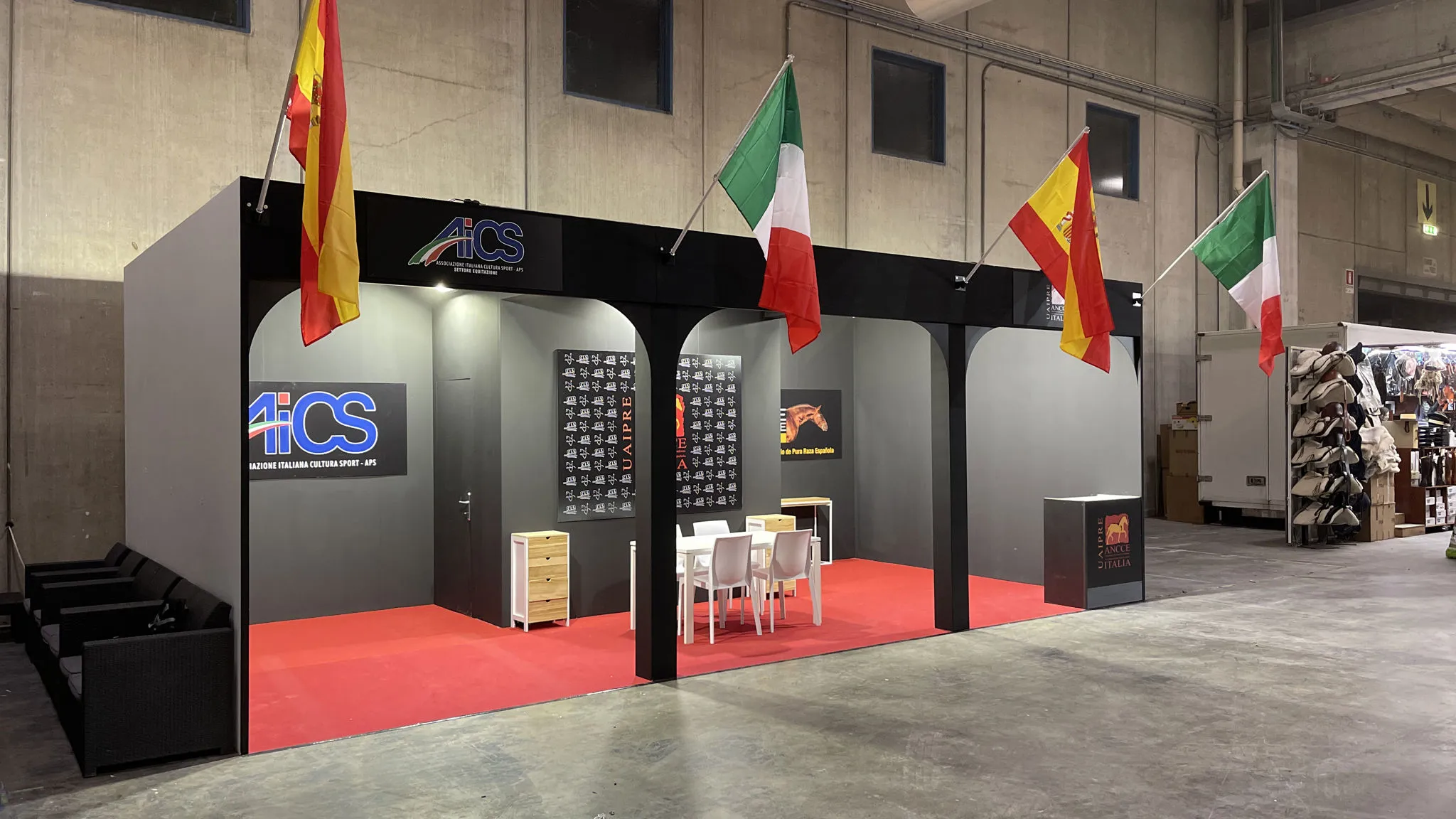 Foto stand per Associazione Italiana Cultura Sport 